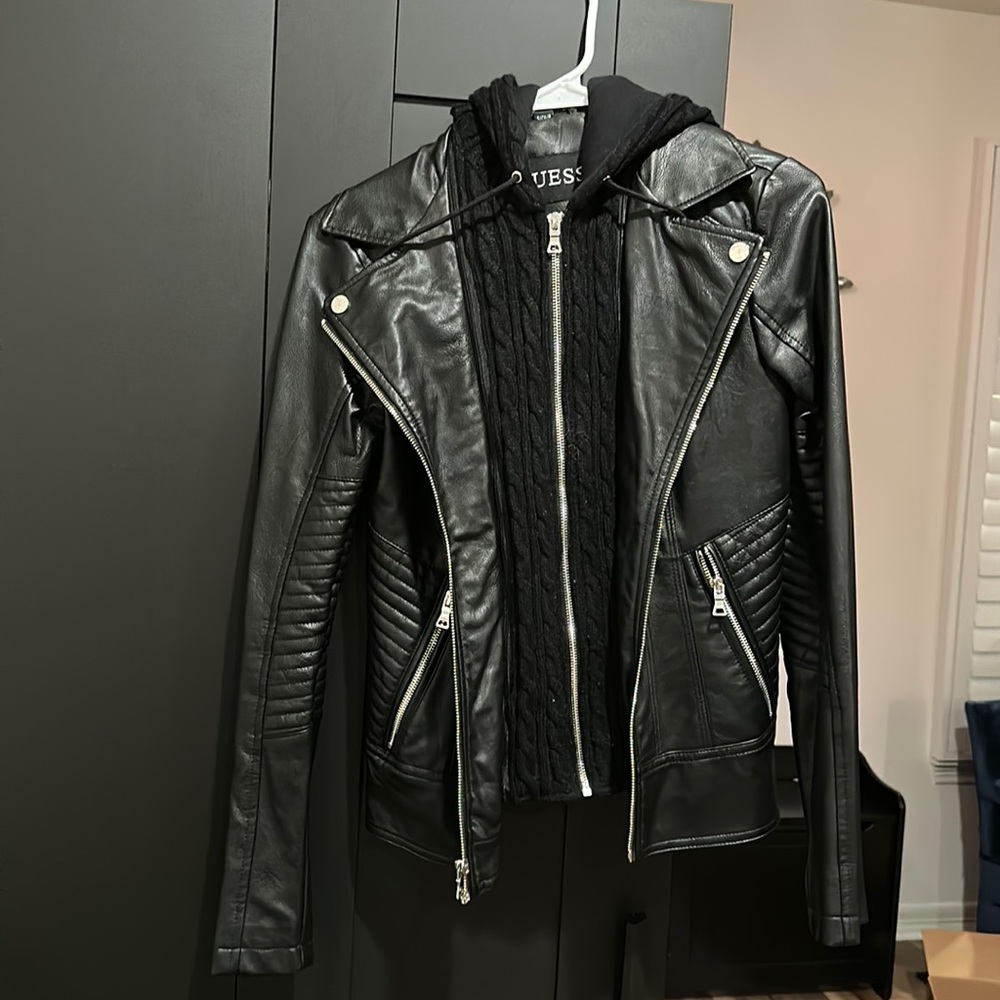 Guess leather jacket